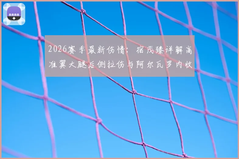 2026赛季最新伤情：宿茂臻详解高准翼大腿后侧拉伤与阿尔瓦罗内收肌问题，球员恢复时间线与治疗方案